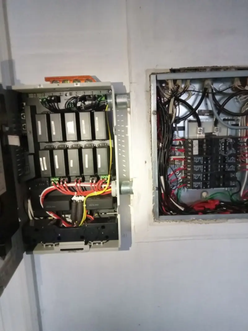 Electrical panel upgrade completed for Ring Doorbell Installation in Nashville